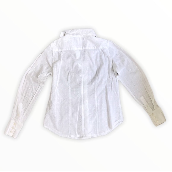 CINO | White Button Down Blouse - Picture 2 of 3